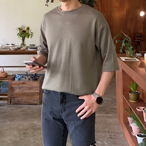 여름철 편안한 착용감의 남자 오버핏 반팔티 구매 전 확인 포인트