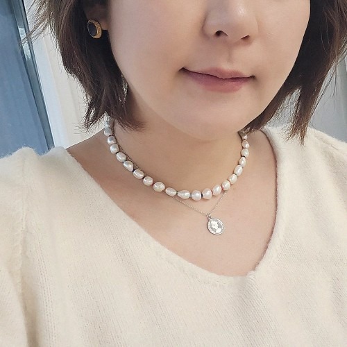 레인보우 비즈 볼드 천연 담수 오연수 진주 목걸이 구매 전 확인 사항