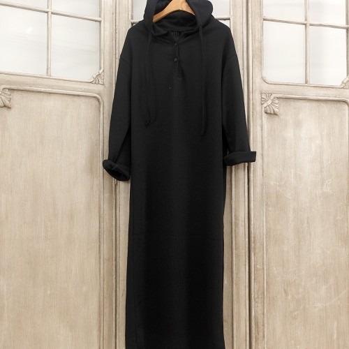 여리여리한 스타일의 긴팔 후드 롱원피스, 구매 전 체크사항