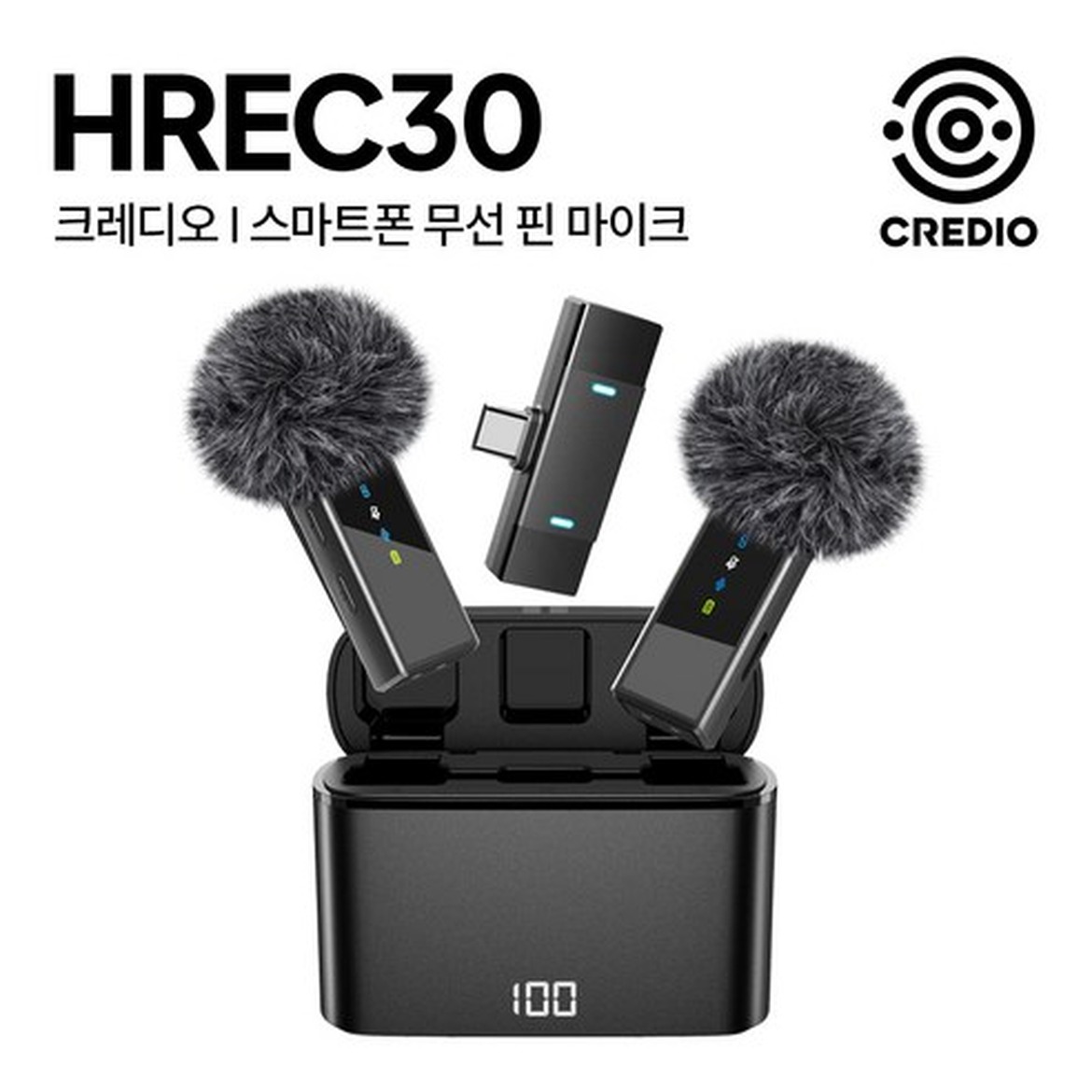고감도 유선 핀 마이크로 확실한 음질 확보