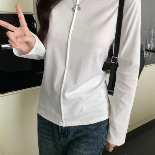 슬림핏 면스판 긴팔 티셔츠 구매 전 확인 포인트