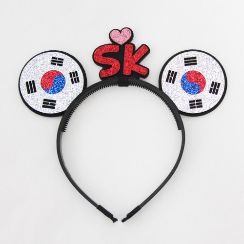 주문제작 농구응원 이름표 쥐돌이네임머리띠