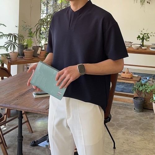 남자반팔티 구매 전 확인해야 할 점과 오버핏 헨리넥 추천
