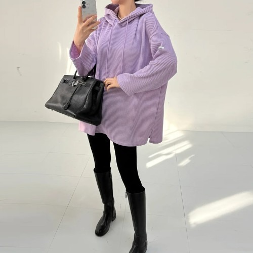가을 겨울 데일리로 적합한 골지 롱후드티 구매 전 체크 포인트