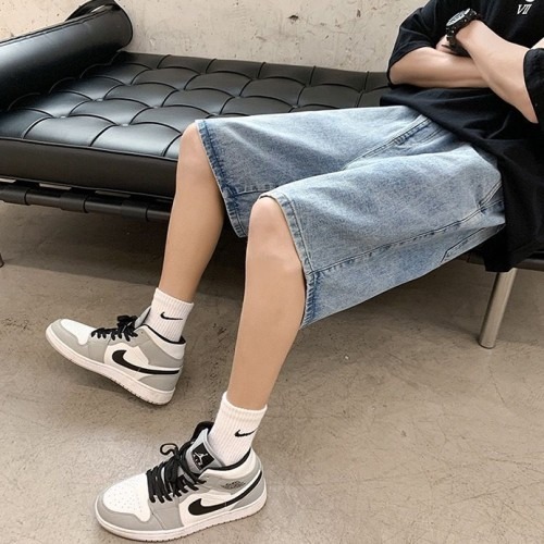 버뮤다팬츠 와이드핏 연청 중청 흑청 라인업