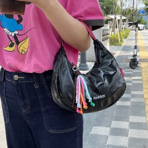 mddas 샤이니 여성 호보 숄더백 활용도 높은 데일리 백