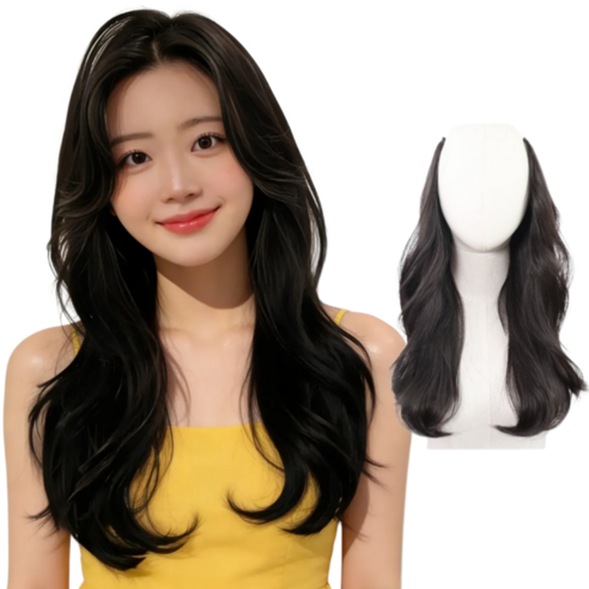 망고팡 레이어드펌 붙임머리 가발의 매력
