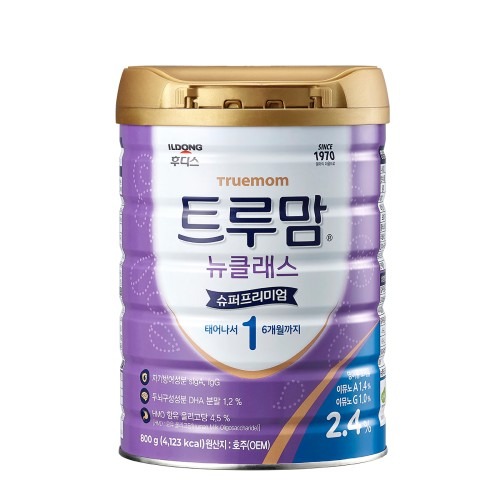 트루맘 뉴클래스 슈퍼프리미엄, 우리 아기 안전과 영양을 담다