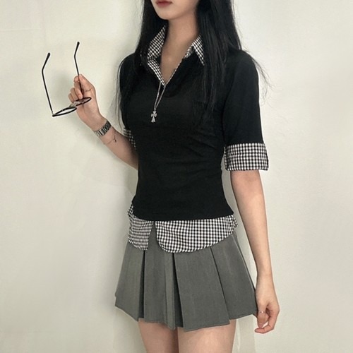 여성 체크 포인트 반팔 카라 셔츠 구매 전 확인해야 할 점