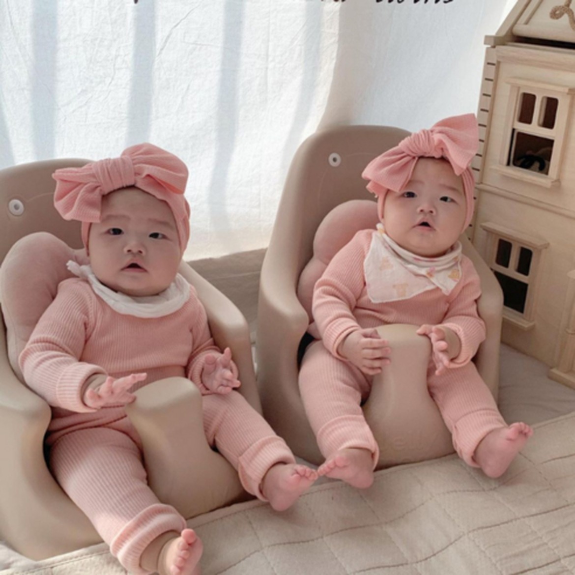 반반하니 상큼한 큰리본 여아머리띠