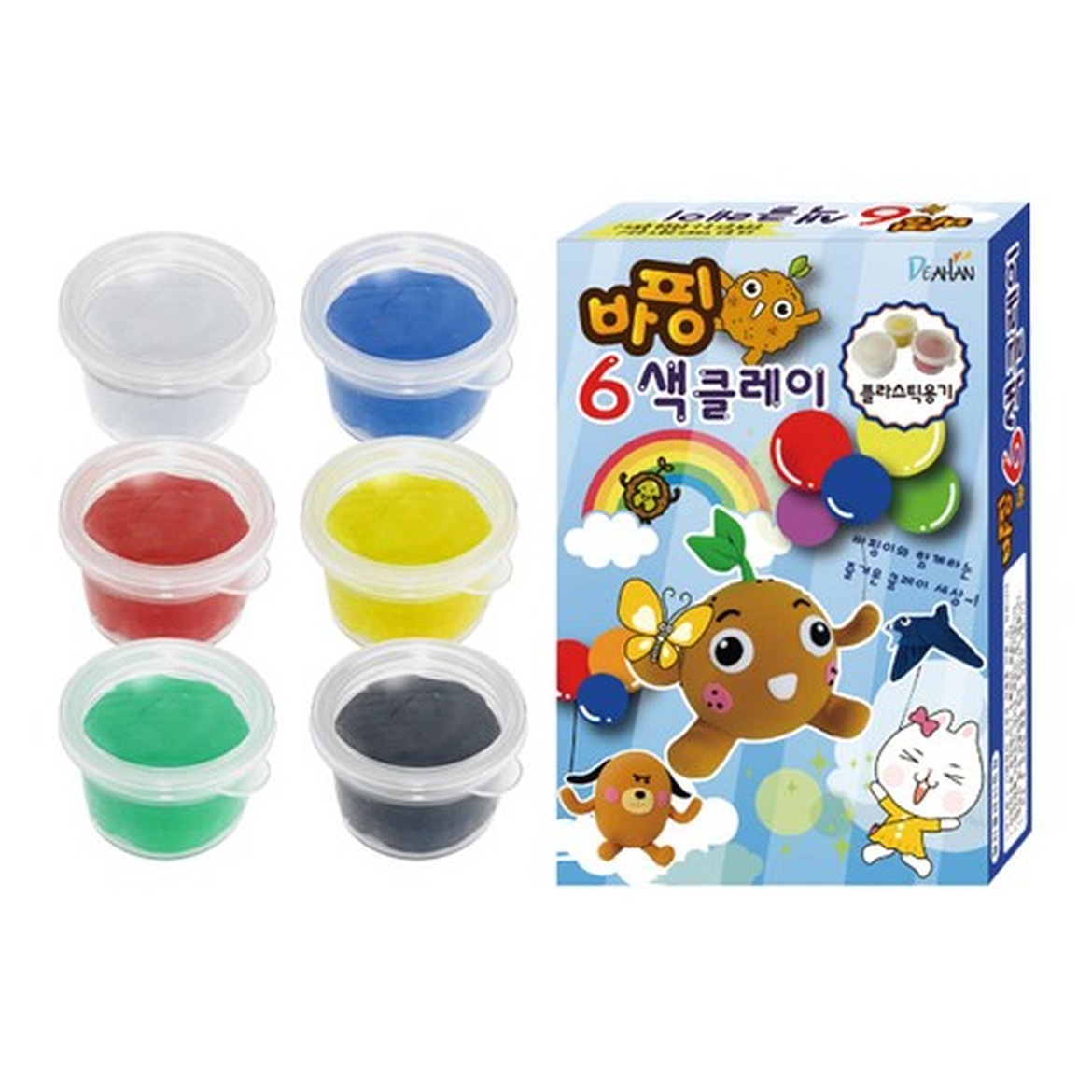 국산 바핑클레이 대한산업 교육용 소분 포장형