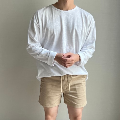 남자 여자 공용 오버핏 슬라브 긴팔티 특징과 장점