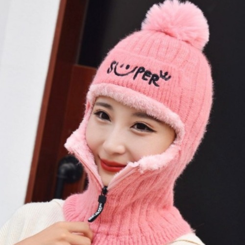 방울비니 니트비니, 안전하고 위생적인 일체형 디자인