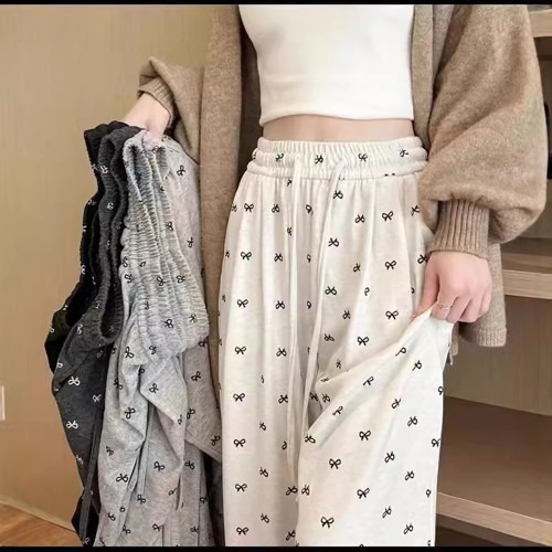 봄 스트레이트 캐주얼 리본포인트 여성용팬츠 기능과 활용성