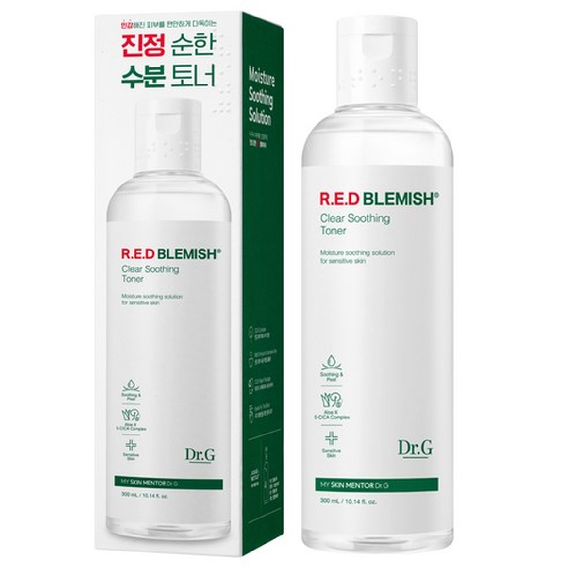 닥터지 레드 블레미쉬 클리어 수딩 토너로 피부 진정하기