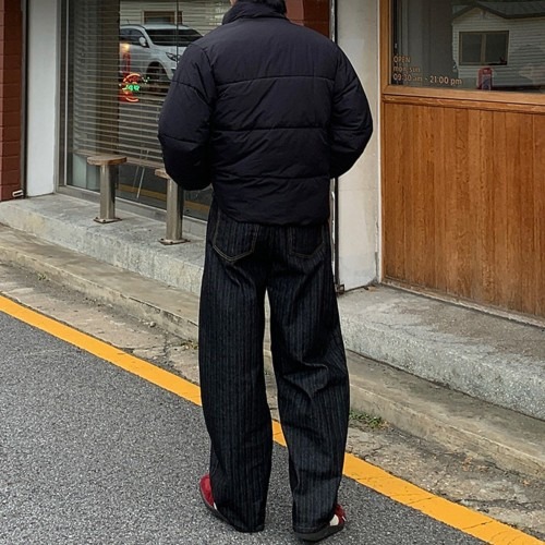 남자 엘로 벌룬 커브드핏 헤링본 생지 청바지, 구매 전 확인해야 할 포인트