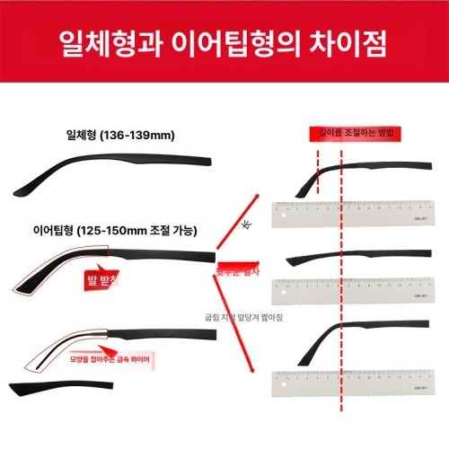 안경 다리 수리 전 알아야 할 부품과 도구 정보