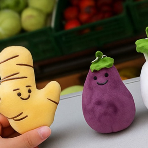 웃긴 선물 고민 해결! 야채 키링 인형의 장점과 체크포인트