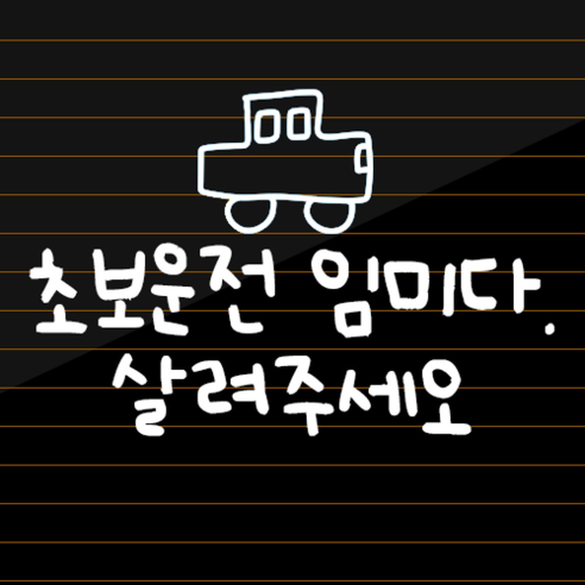 초보운전 스티커 선택 전 확인 포인트와 추천 브랜드