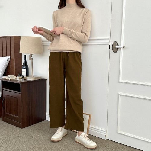 가을에 적합한 통바지 선택의 포인트와 특징